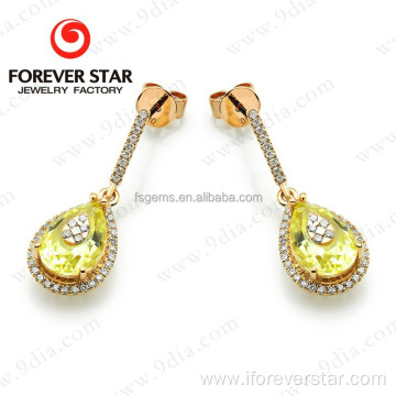 Best Selling 14K Light Weight Gold Earring Models